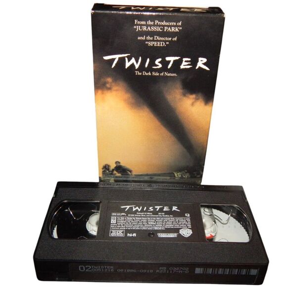 TWISTER vintage VHS in original paper case Helen Hunt Bill Paxton Warner Bros. - Picture 2 of 6